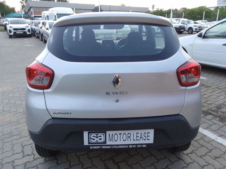 2018 RENAULT KWID DYNAMIQUE MANUAL – Back Photo