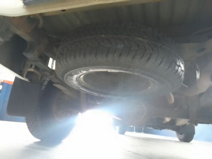 2021 ISUZU D-MAX 205 FLEETSIDE S/C P/U – Spare Wheel