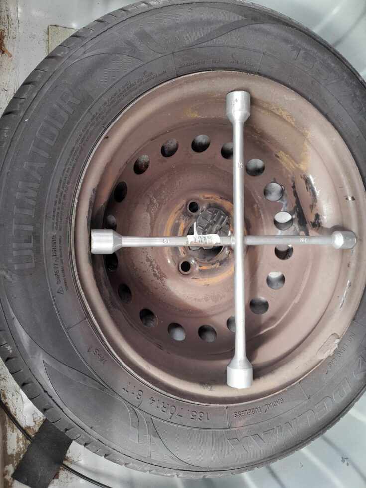 2021 RENAULT KWID DYNAMIQUE MANUAL – Spare Wheel