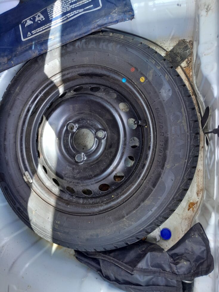 2021 RENAULT KWID DYNAMIQUE MANUAL – Spare Wheel