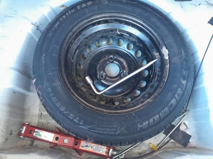 2021 RENAULT KWID DYNAMIQUE MANUAL – Spare Wheel