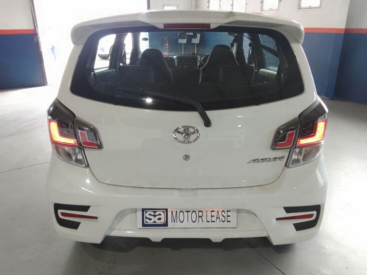 2021 TOYOTA AGYA 1.0 MANUAL – Back Photo