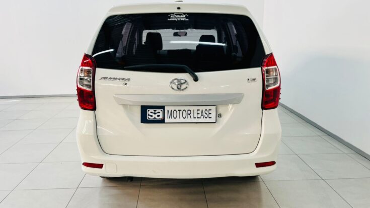 2021 TOYOTA AVANZA 1.5 SX A/T – Back Photo