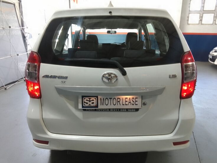 2021 TOYOTA AVANZA 1.5 SX MANUAL – Back Photo