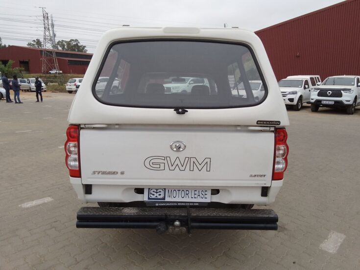 2022 GWM STEED 2.0 SINGLE CAB S 4X2 – Back Photo