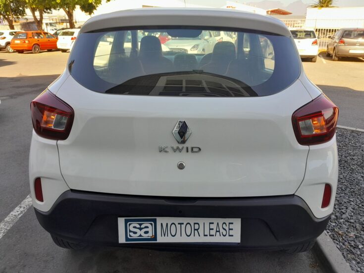 2022 RENAULT KWID DYNAMIQUE MANUAL – Back Photo