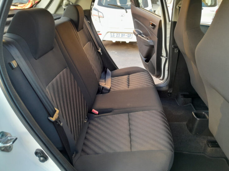 2022 SUZUKI SWIFT 1.2 GA MANUAL – Rear Seats