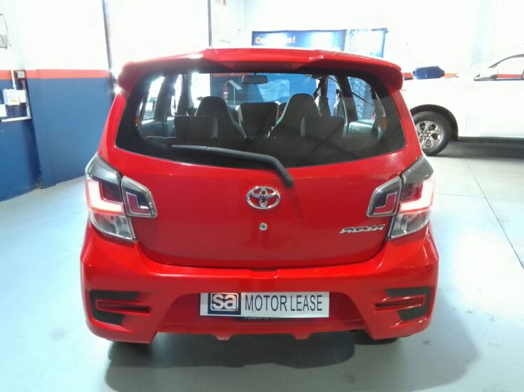 2022 TOYOTA AGYA 1.0 MANUAL – Back Photo
