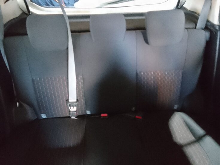 2022 TOYOTA AGYA 1.0 MANUAL – Rear Seats