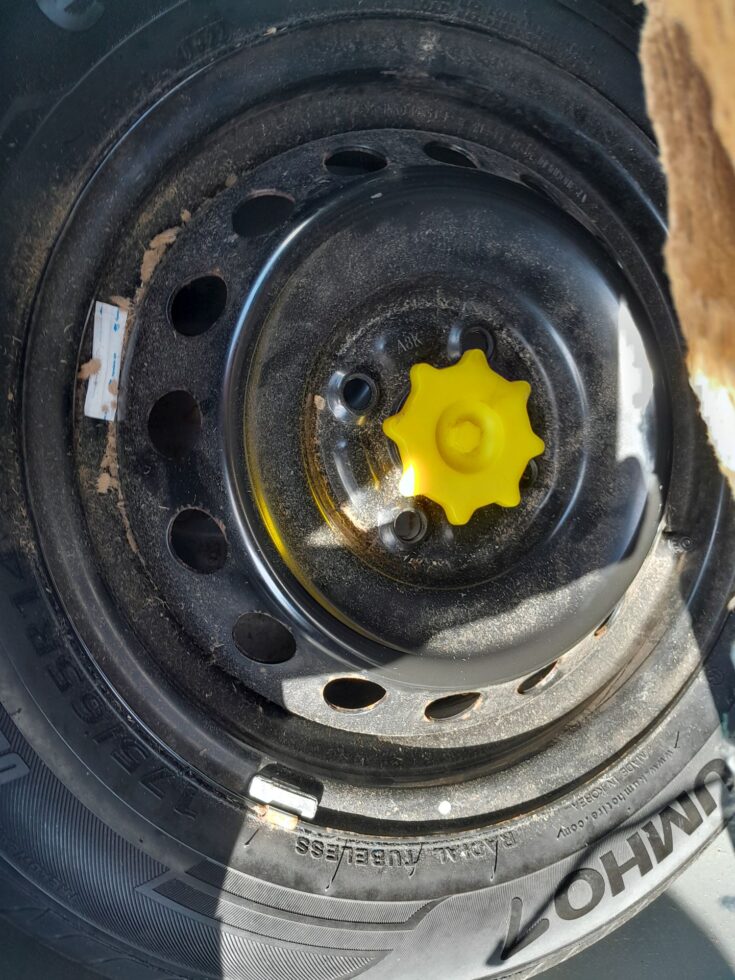 2022 TOYOTA AGYA 1.0 MANUAL – Spare Wheel