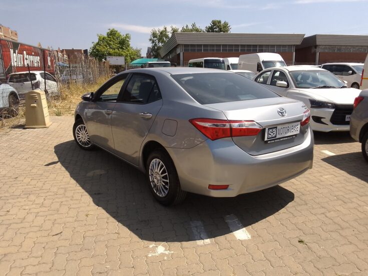 2022 TOYOTA COROLLA QUEST PLUS 1.8 CVT – Back Feature Photo
