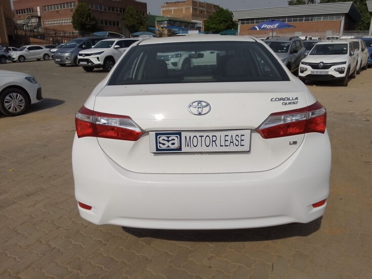 2022 TOYOTA COROLLA QUEST PLUS 1.8 CVT – Back Photo