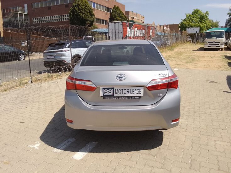2022 TOYOTA COROLLA QUEST PLUS 1.8 CVT – Back Photo