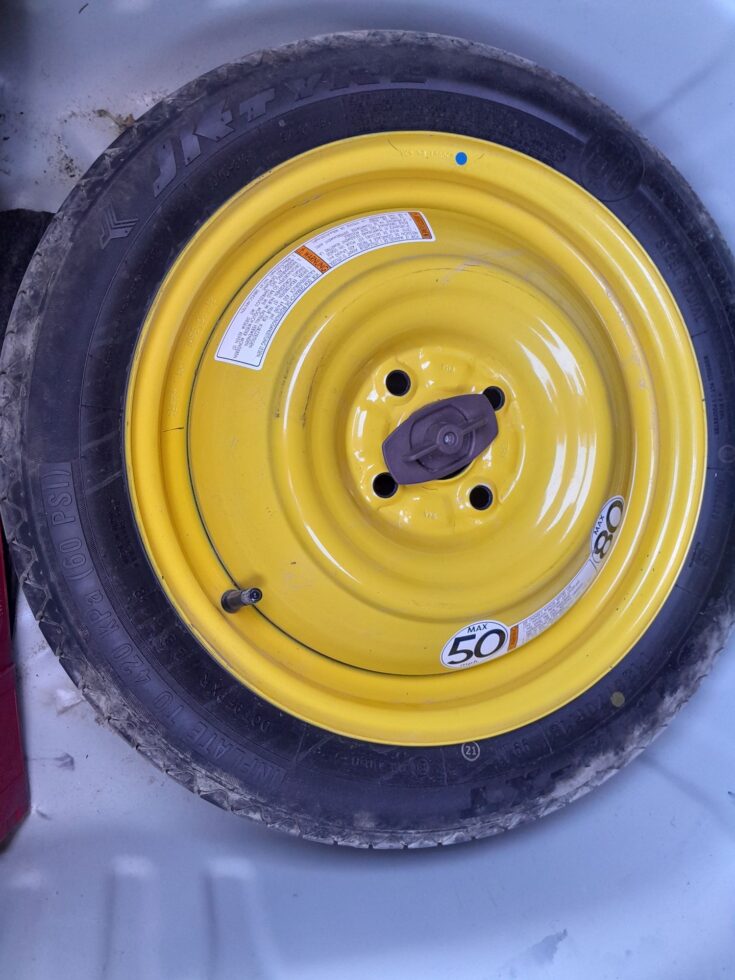2022 TOYOTA STARLET 1.4 Xi – Spare Wheel