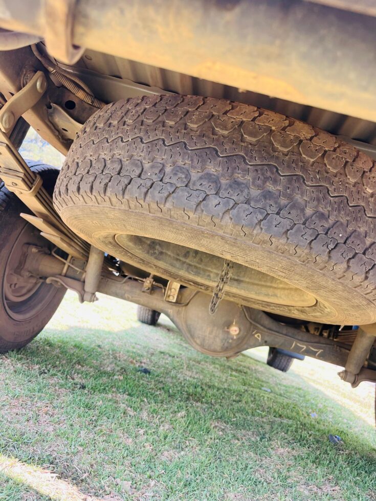 2023 ISUZU D MAX 250C FLEETSIDE S/C P/U – Spare Wheel