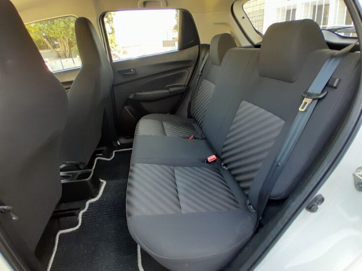 2023 SUZUKI SWIFT 1.2 GA MANUAL – Rear Seats