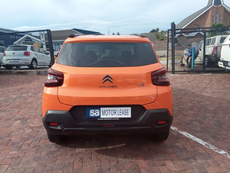 2024 CITROEN C3 FEEL MANUAL – Back Photo