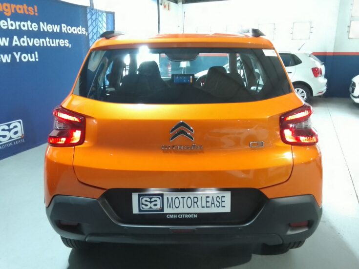 2024 CITROEN C3 FEEL MANUAL – Back Photo