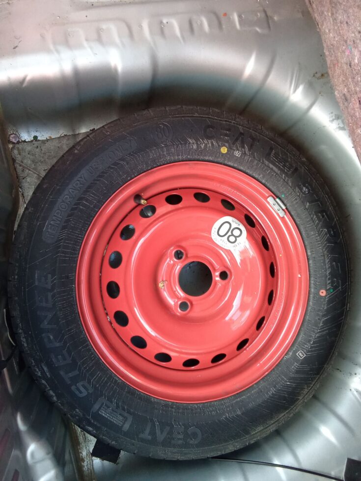 2024 RENAULT KWID DYNAMIQUE MANUAL. – Spare Wheel