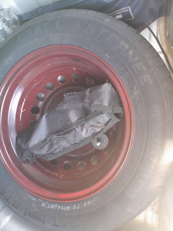 2024 RENAULT KWID DYNAMIQUE MANUAL. – Spare Wheel