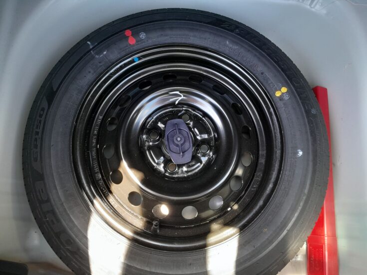 2024 TOYOTA VITZ 1.0 MANUAL – Spare Wheel