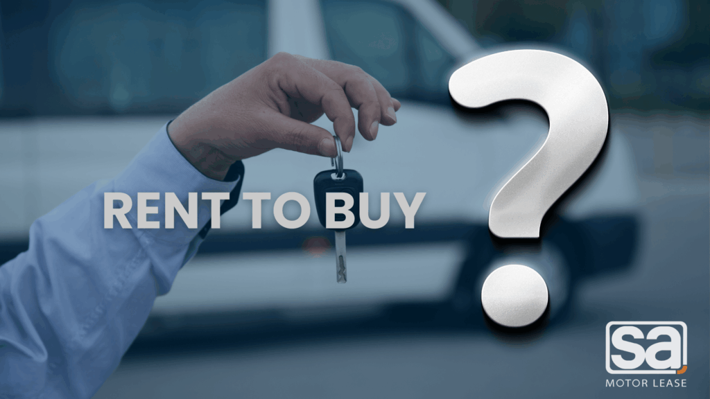 Rent to Buy as a question with someone holding a key in the background to augment the conversation about Rent to Buy in South Africa